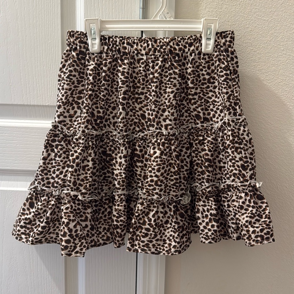 Animal Print Skirt